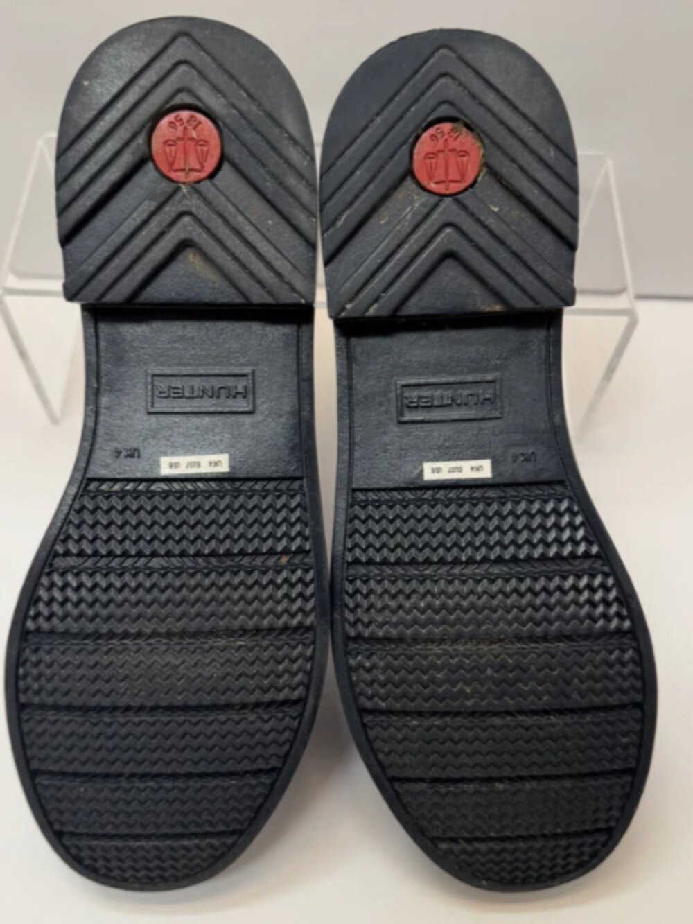 Hunter Waterproof Penny Loafer Navy 6 - Picture 5 of 6